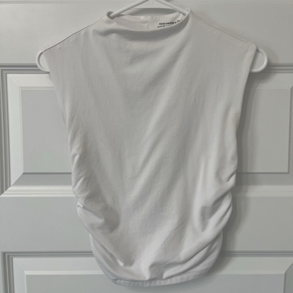 White Sleeveless Top - Abercrombie